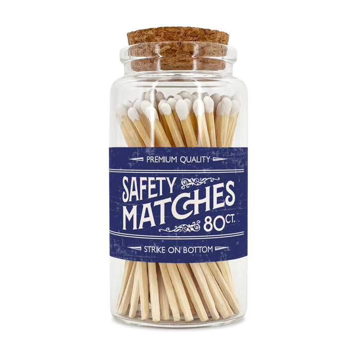 Apothecary Jar Safety Matches, Custom Decorative Matches, Home Décor Gifts, Old Fashioned Match Jar