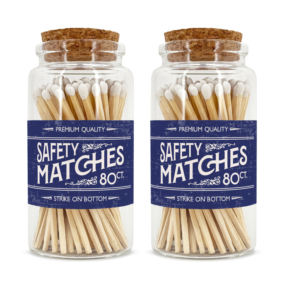 Apothecary Jar Safety Matches, Custom Decorative Matches, Home Décor Gifts, Old Fashioned Match Jar