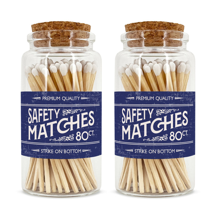 Apothecary Jar Safety Matches, Custom Decorative Matches, Home Décor Gifts, Old Fashioned Match Jar
