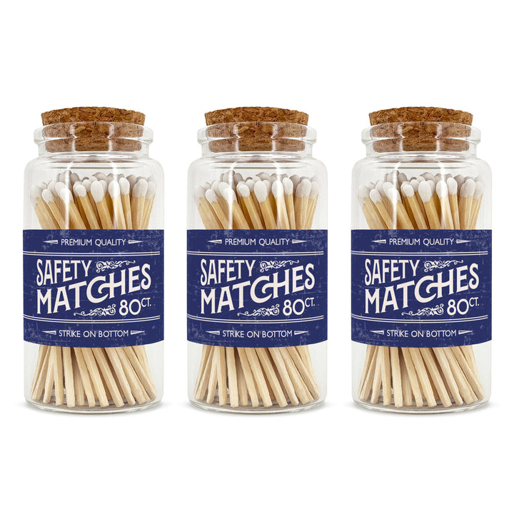 Apothecary Jar Safety Matches, Custom Decorative Matches, Home Décor Gifts, Old Fashioned Match Jar