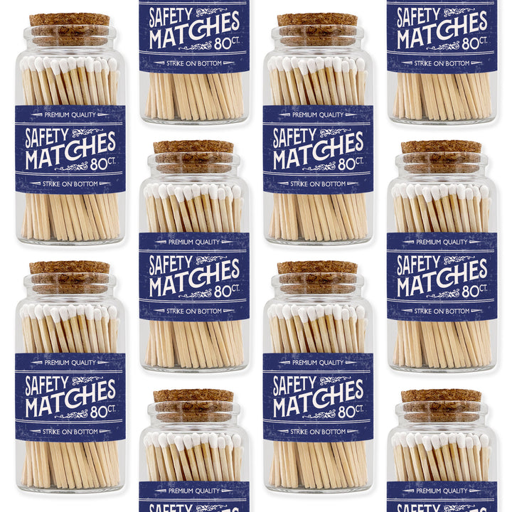 Apothecary Jar Safety Matches, Custom Decorative Matches, Home Décor Gifts, Old Fashioned Match Jar