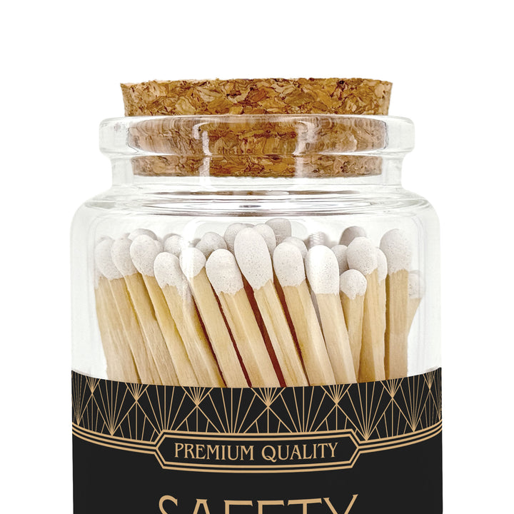 Apothecary Jar Safety Matches, Custom Decorative Matches, Home Décor Gifts, Art Deco Match Jar