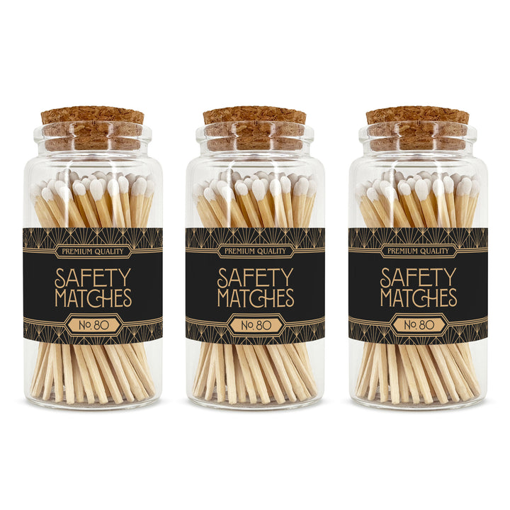 Apothecary Jar Safety Matches, Custom Decorative Matches, Home Décor Gifts, Art Deco Match Jar