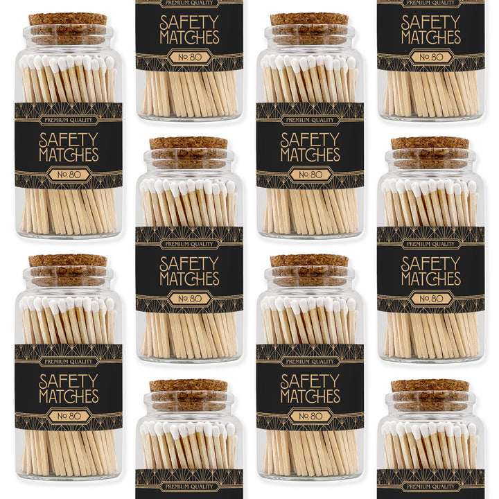 Apothecary Jar Safety Matches, Custom Decorative Matches, Home Décor Gifts, Art Deco Match Jar