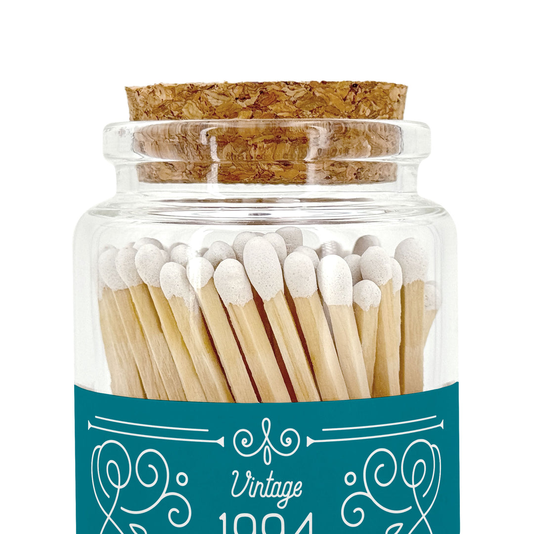 Apothecary Jar Safety Matches, Custom Decorative Matches, Birthday Present Gift, Vintage Aged to Perfection