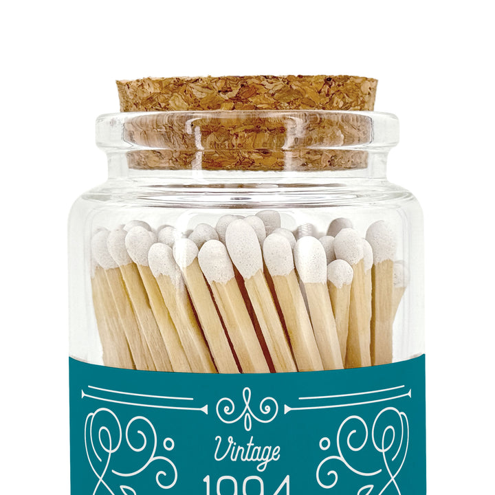 Apothecary Jar Safety Matches, Custom Decorative Matches, Birthday Present Gift, Vintage Aged to Perfection
