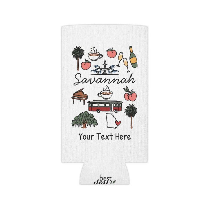 Savannah Can Cooler — Personalized Bachelorette Party Can Cooler