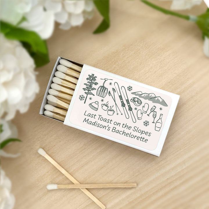 Ski Pattern Sketch Matches - Set of 50