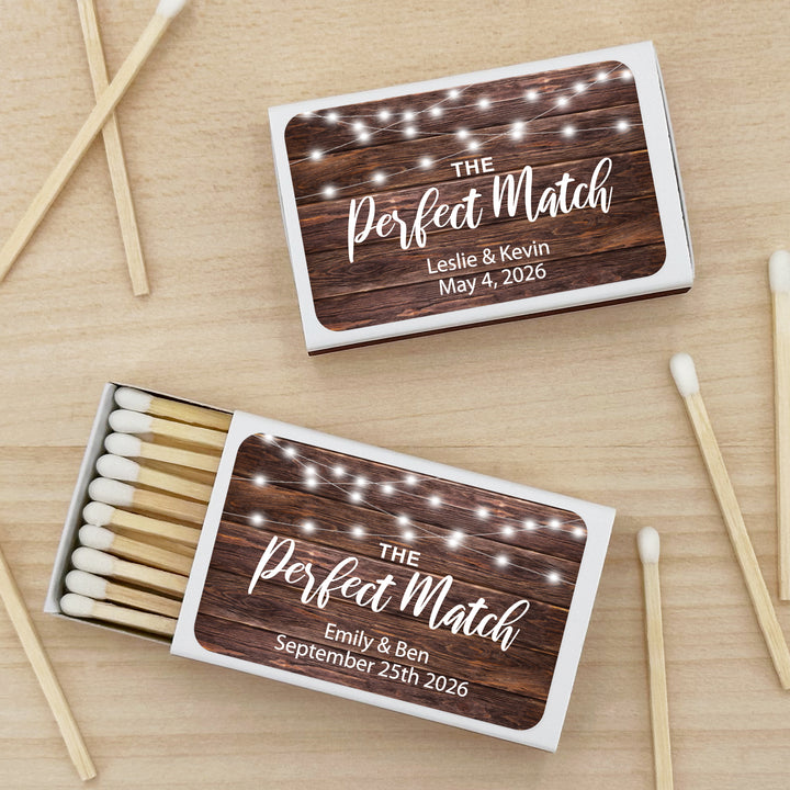 Firefly Wedding Favor Matches (Set of 50)