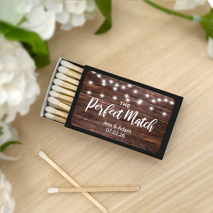 Firefly Wedding Favor Matches (Set of 50)