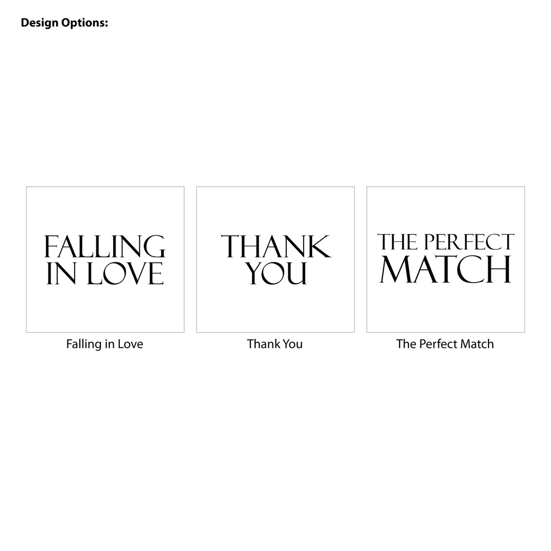 Wedding Favor Matches, Falling in Love, Harvest Grass (Set of 50)