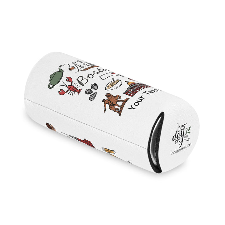 Boston Can Cooler — Personalized Bachelorette Party Can Cooler
