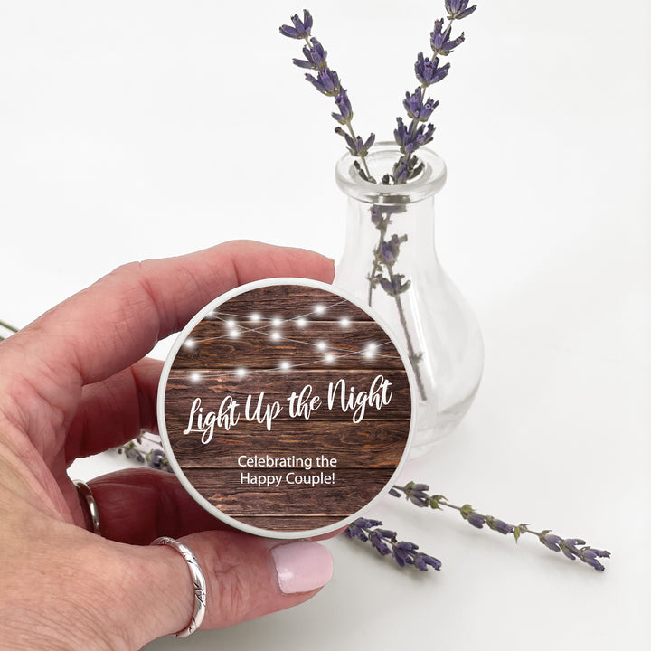 Unique Wedding Favors, Custom Candles, Personalized Candles, Firefly Lights, 2oz Mini Lavender Candles