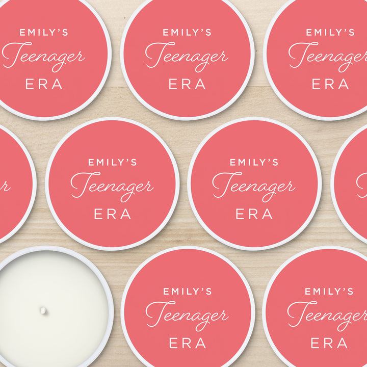 Custom Candles, Unique Party Favors, Personalized Candles, In my... Era, 2oz Mini Lavender Candles