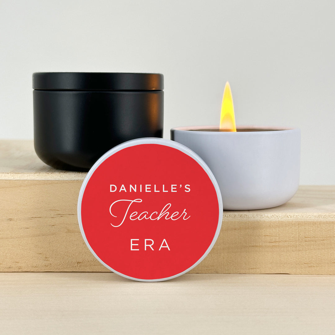 Custom Candles, Unique Party Favors, Personalized Candles, In my... Era, 2oz Mini Lavender Candles