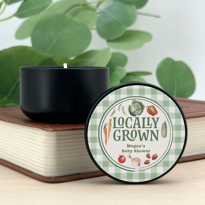 Locally Grown, Baby Shower, 2oz Mini Lavender Candles