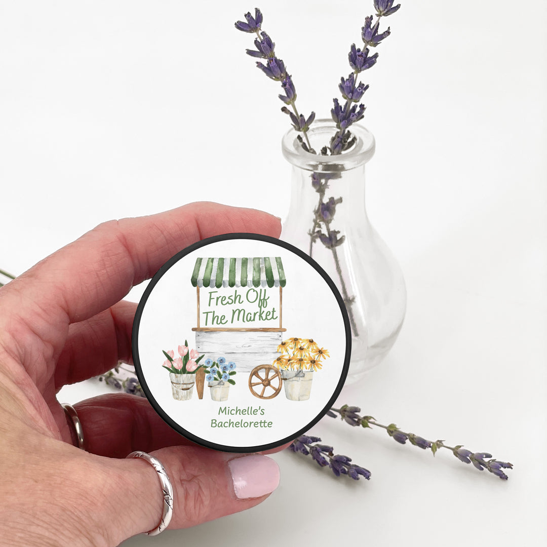 Fresh Off the Market, Bridal Shower, 2oz Mini Lavender Candles