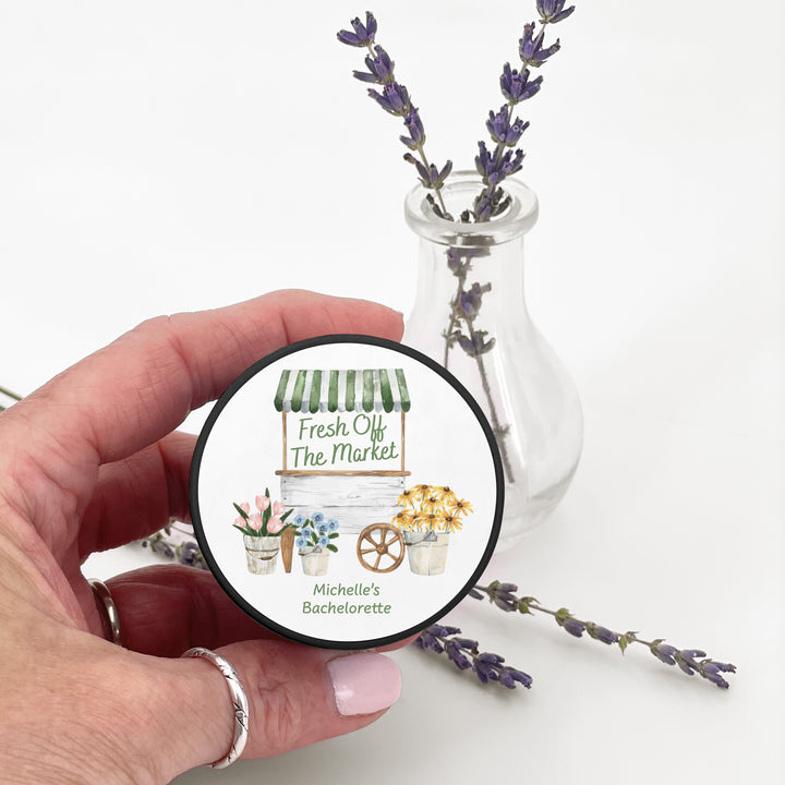 Fresh Off the Market, Bridal Shower, 2oz Mini Lavender Candles