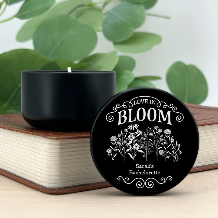 Love in Bloom Wildflowers, Wedding Favors, 2oz Mini Lavender Candles