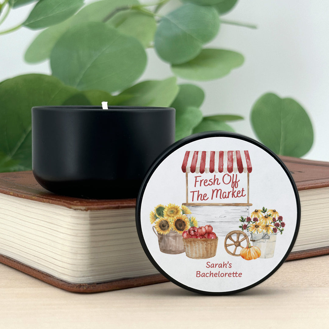 Fall Fresh Off the Market, Bridal Shower, 2oz Mini Lavender Candles
