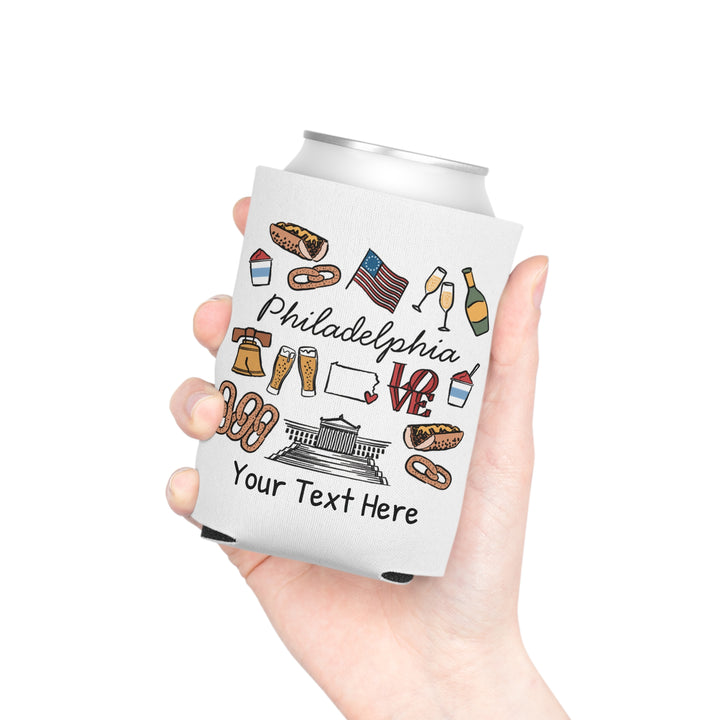 Philadelphia Can Cooler — Personalized Bachelorette Party Can Cooler