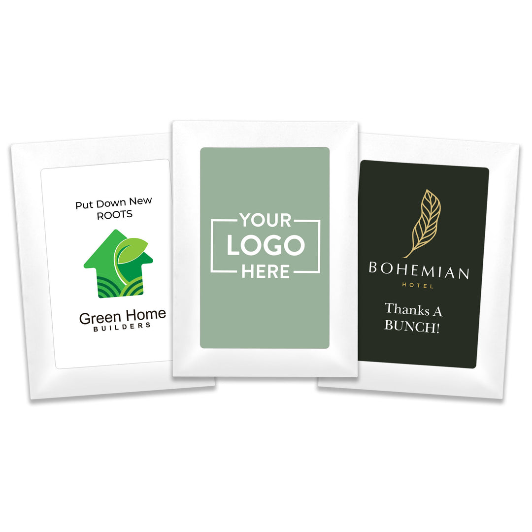 Promotional Seed Packets with Your Logo, Custom Wildflower Seed Packets