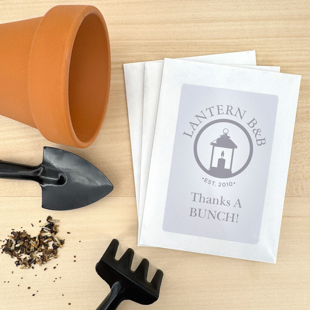 Promotional Seed Packets with Your Logo, Custom Wildflower Seed Packets