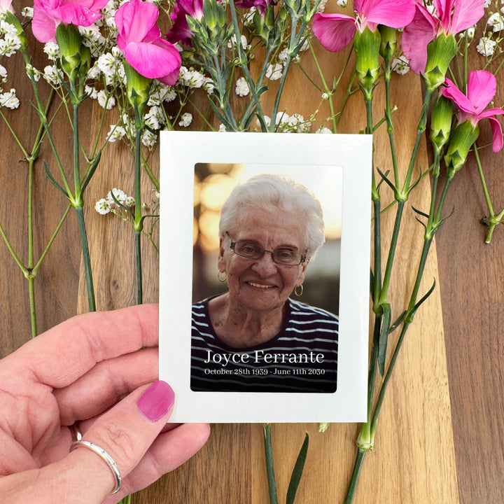 Memorial Seed Packets, Celebration of Life, Funeral Favors, Custom Wildflower Seed Packets