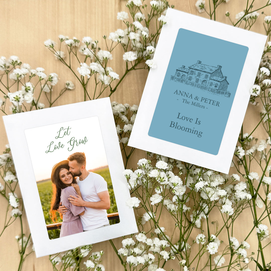 Wedding Favor Seed Packets, Bridal Shower Seeds, Baby Shower Seed Packets, Custom Wildflower Seed Packets