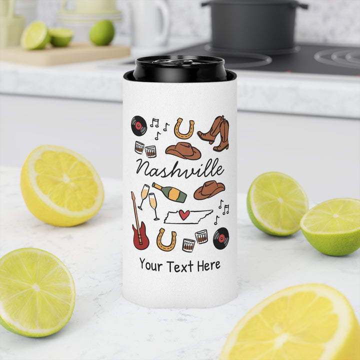 Nashville Can Cooler — Personalized Bachelorette Party Can Cooler