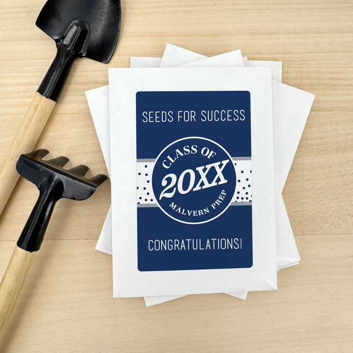 Malvern Prep Graduation, Seeds for Success, Wildflower Seed Packets