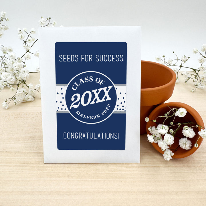 Malvern Prep Graduation, Seeds for Success, Wildflower Seed Packets