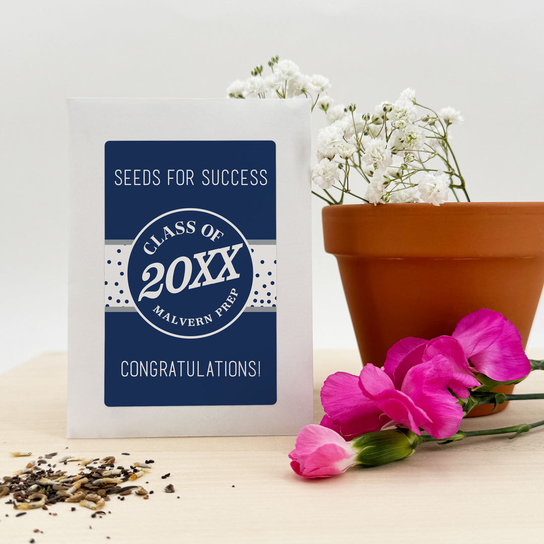 Malvern Prep Graduation, Seeds for Success, Wildflower Seed Packets