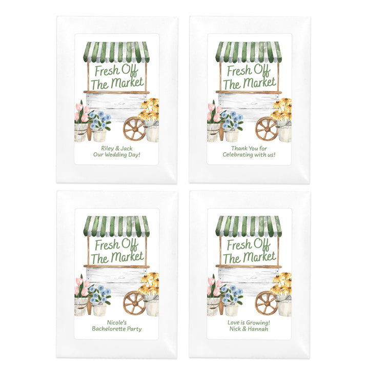 Fresh Off the Market, Bridal Shower, Wildflower Seed Packets