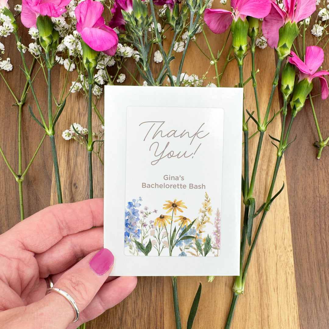 Let Love Grow, Love in Bloom, Wildflower Wedding, Wildflower Seed Packets