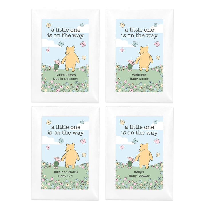 Winnie the Pooh & Piglet, Blue Skies, Baby Shower Favors, Wildflower Seed Packets