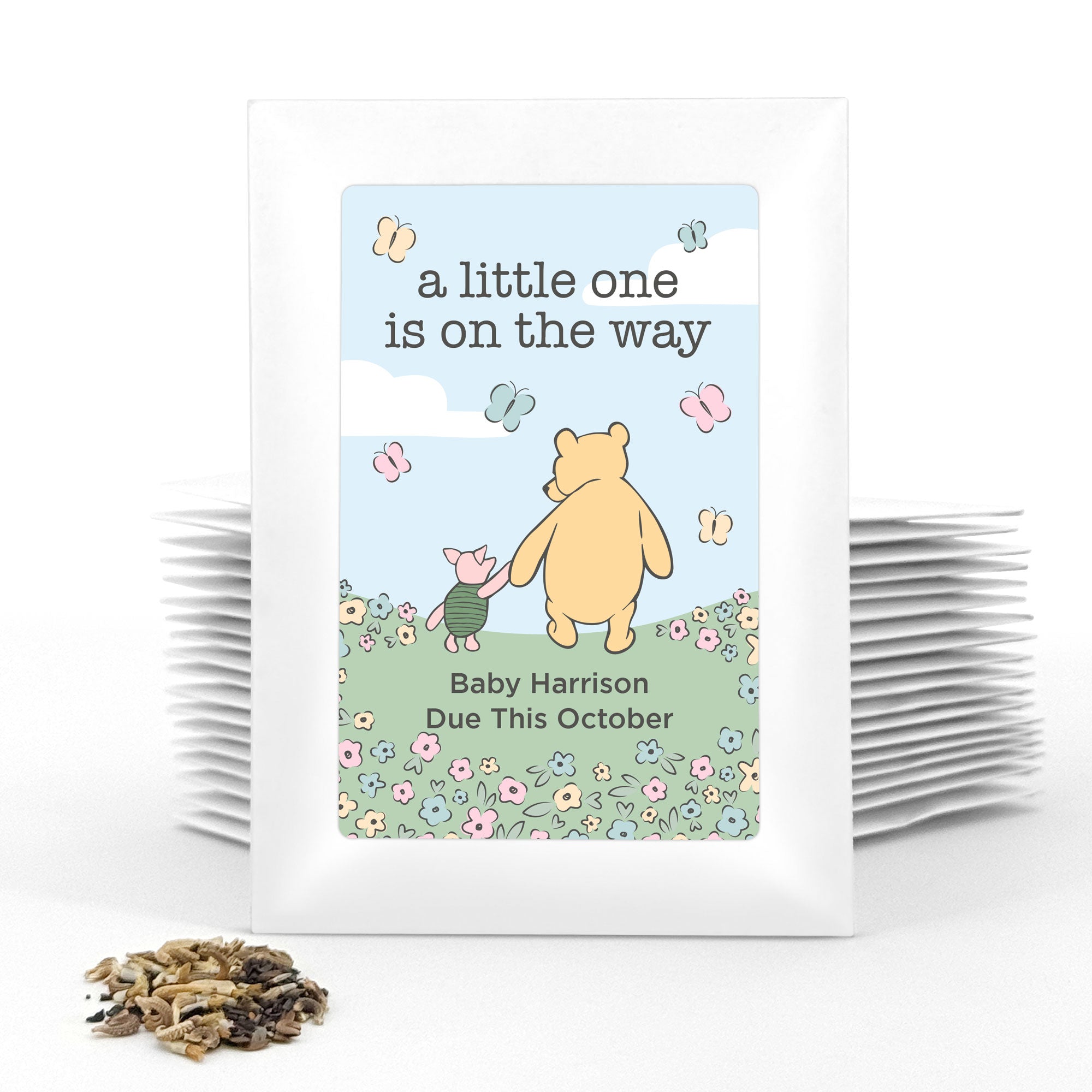Winnie the Pooh & Piglet, Blue Skies, Baby Shower Favors