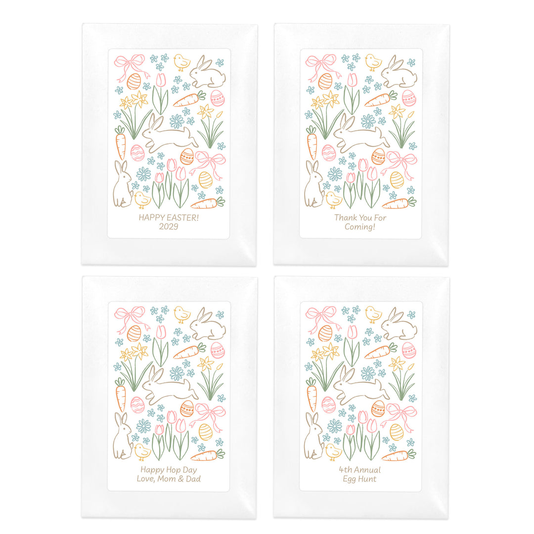 Easter Doodle, Wildflower Seed Packets