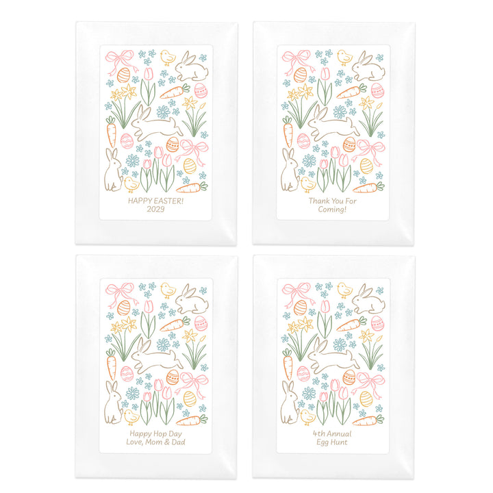 Easter Doodle, Wildflower Seed Packets