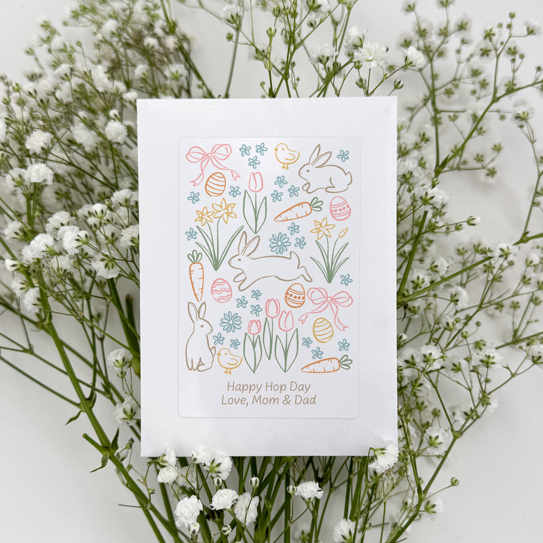 Easter Doodle, Wildflower Seed Packets
