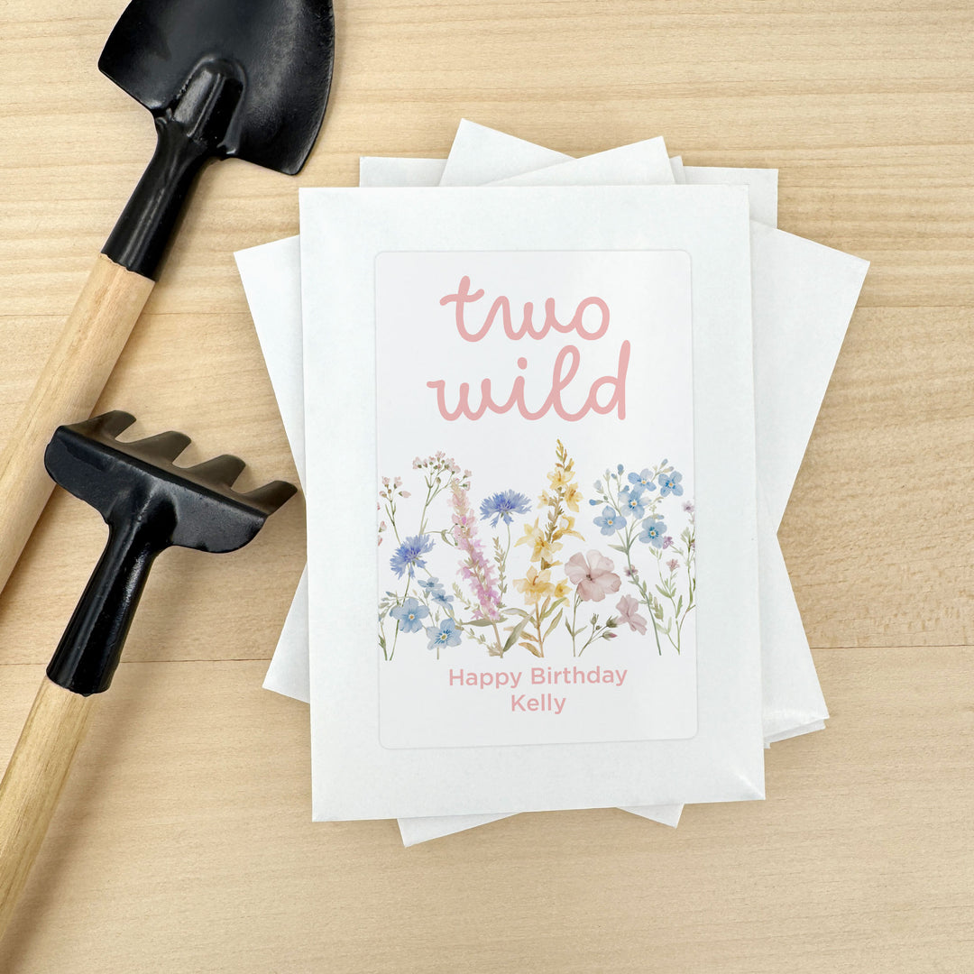 Wildflower Birthday, Wild One, Wildflower Seed Packets