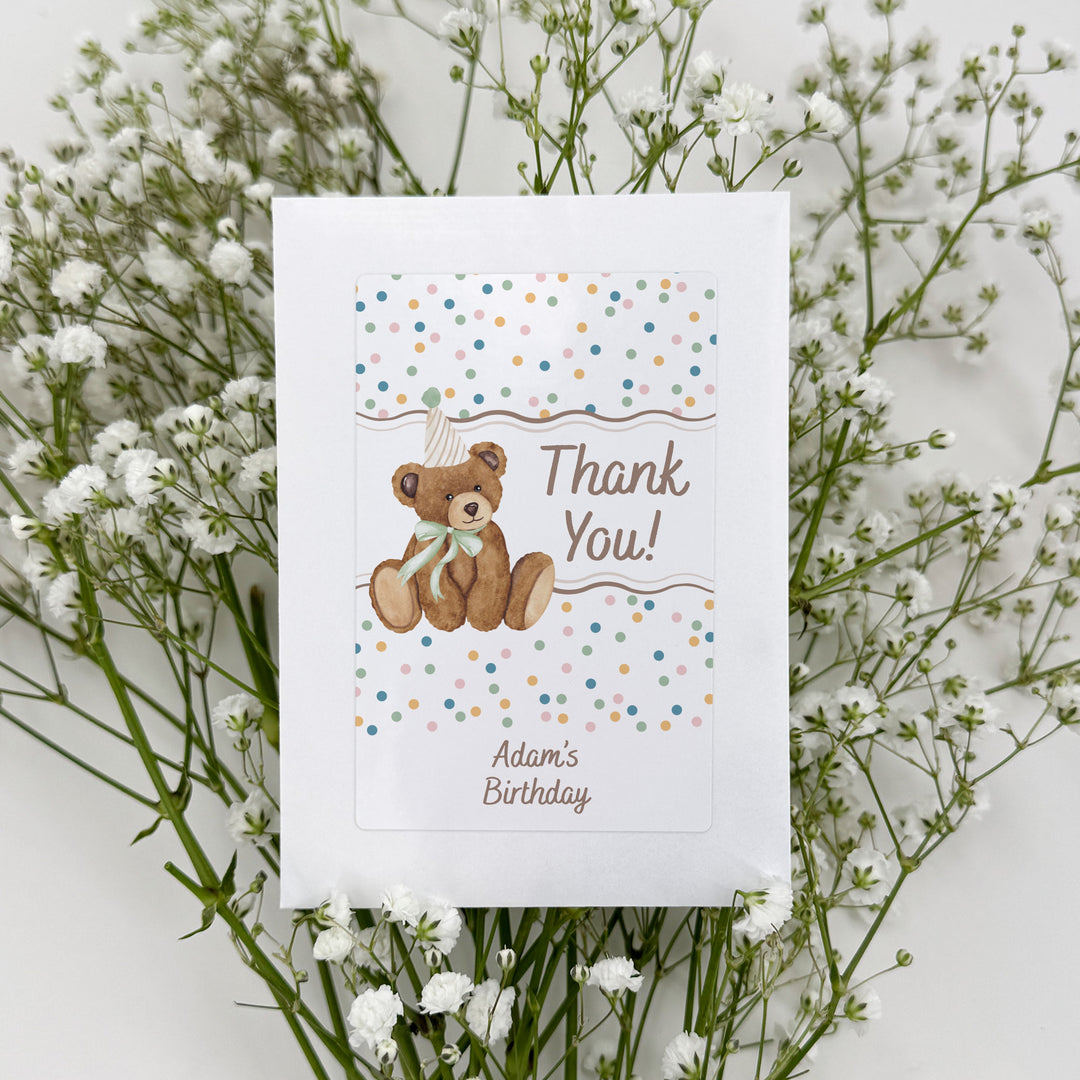Teddy Bear Birthday, Beary First Birthday, Wildflower Seed Packets