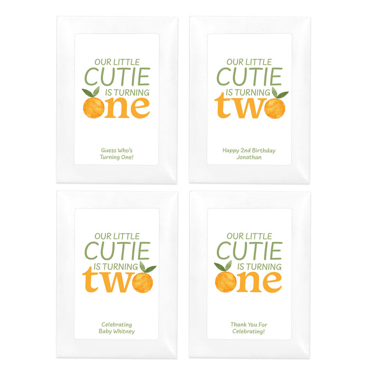Little Cutie Birthday, Our Little Cutie is Turning One, Wildflower Seed Packets