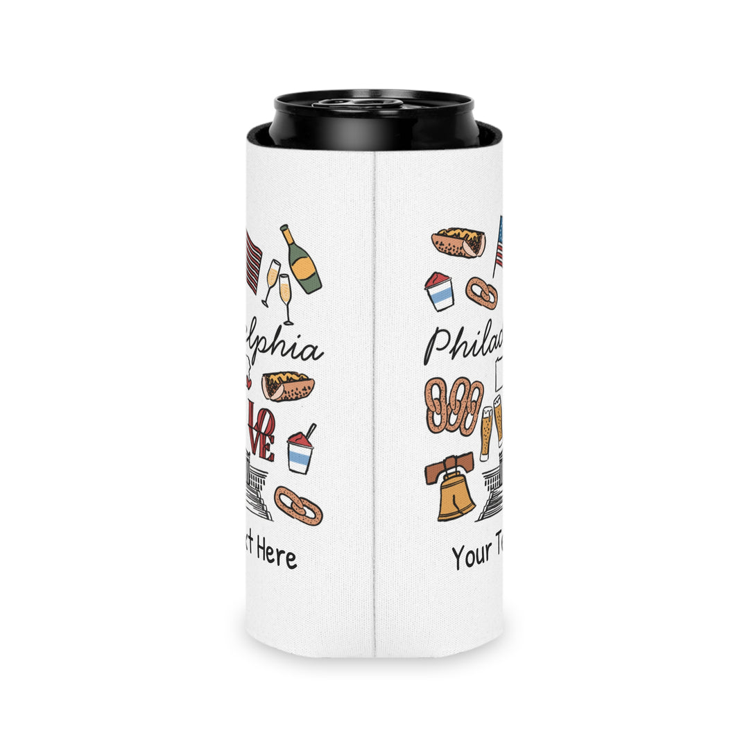 Philadelphia Can Cooler — Personalized Bachelorette Party Can Cooler