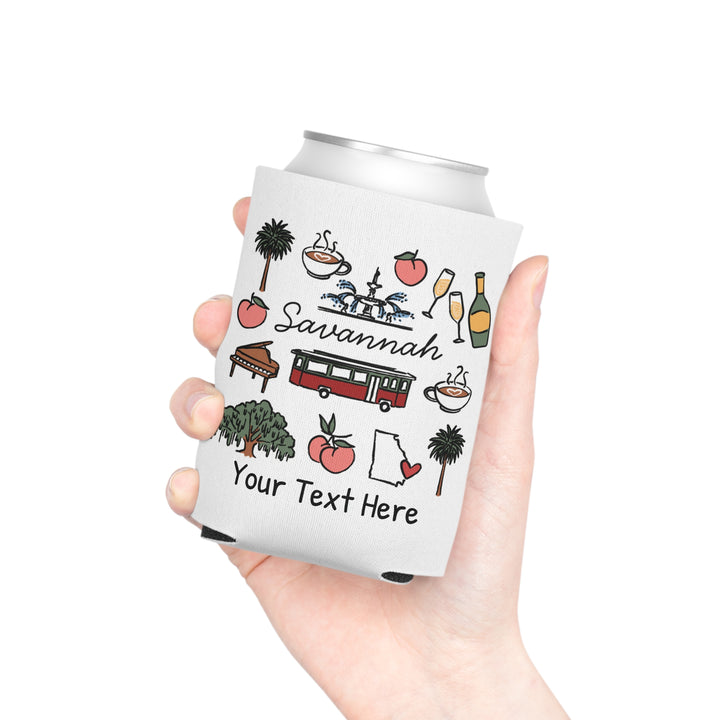 Savannah Can Cooler — Personalized Bachelorette Party Can Cooler