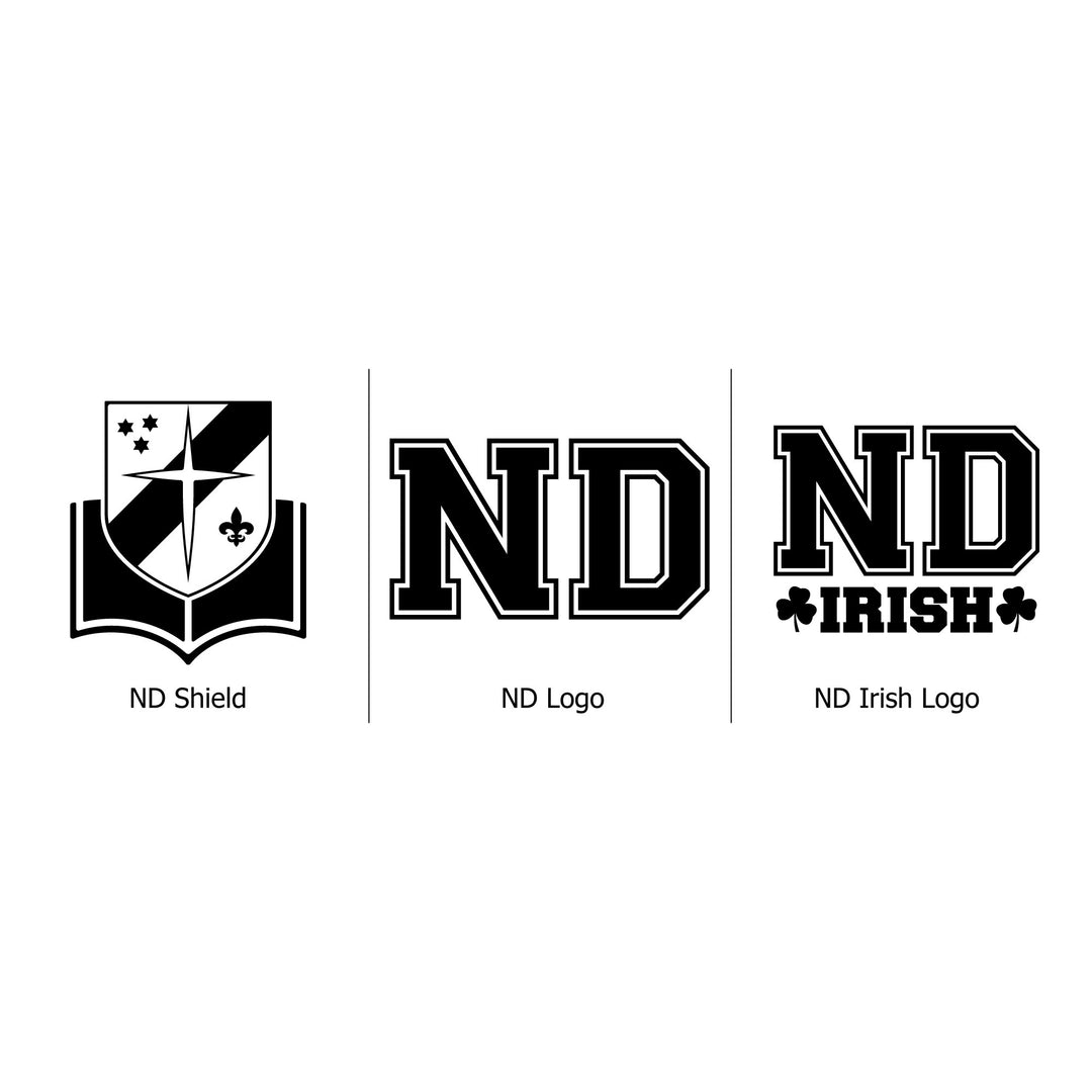 ND Custom Square Slate Coasters (Set of 4)