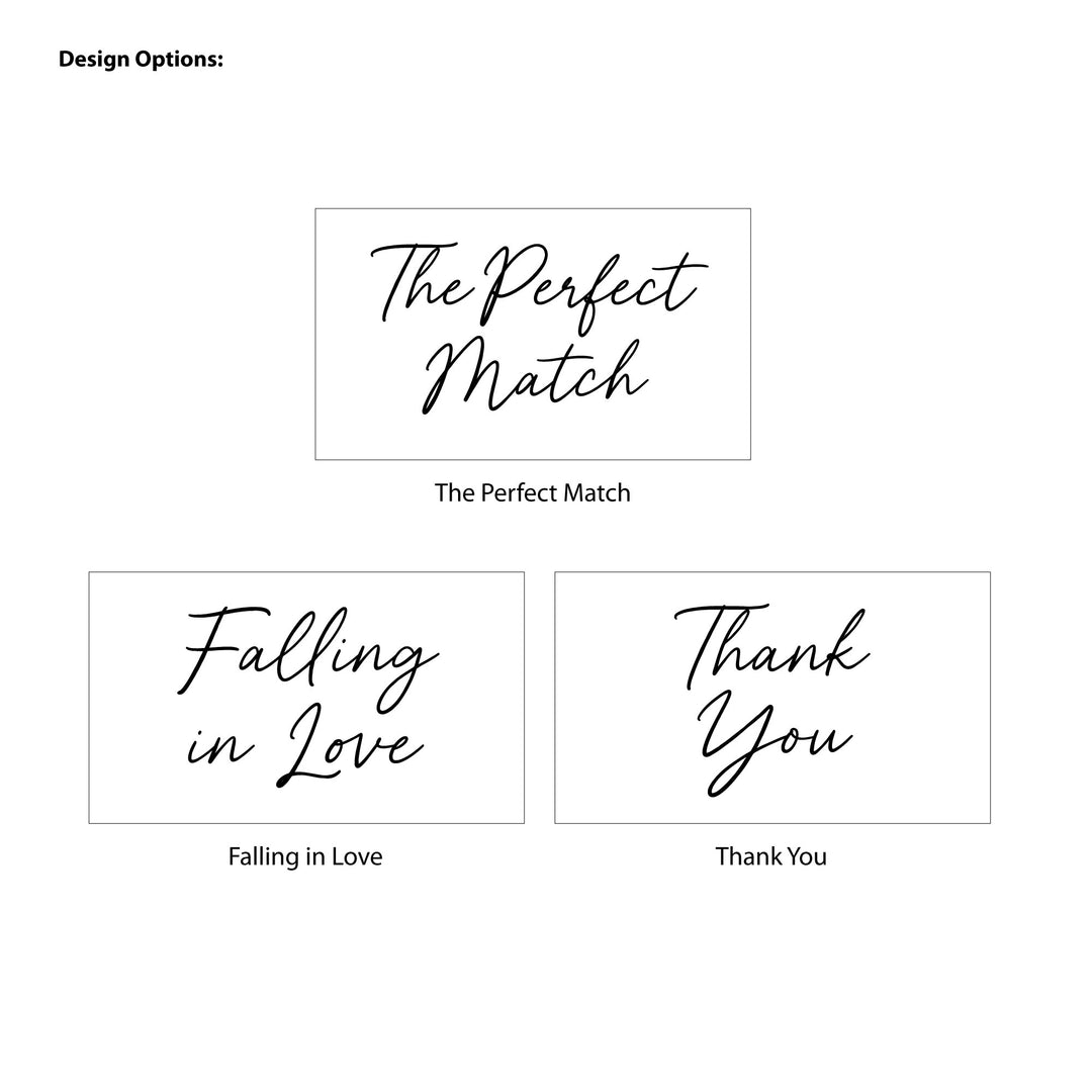 Wedding Favor Matches, Falling in Love, Rustic Sunflower Matches (Set of 50)