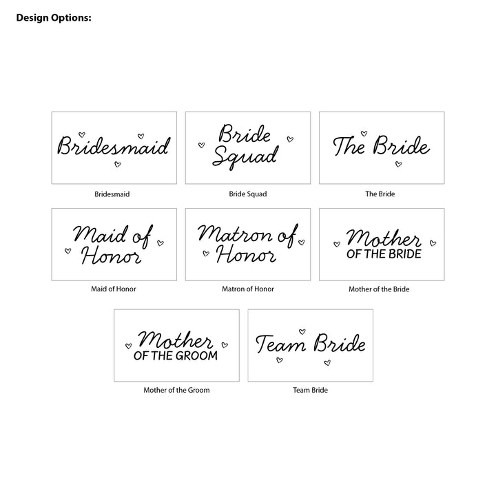 Bridal Doodle Icon Shirt, Bridesmaid Gift, T-Shirt