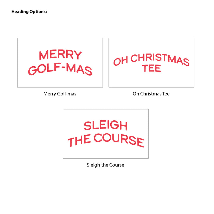 Personalized Golf Christmas Drawstring Goodie Bags, Merry Golf-mas, Custom Drawstring Gift Bag, Golf Stripe Christmas Bags