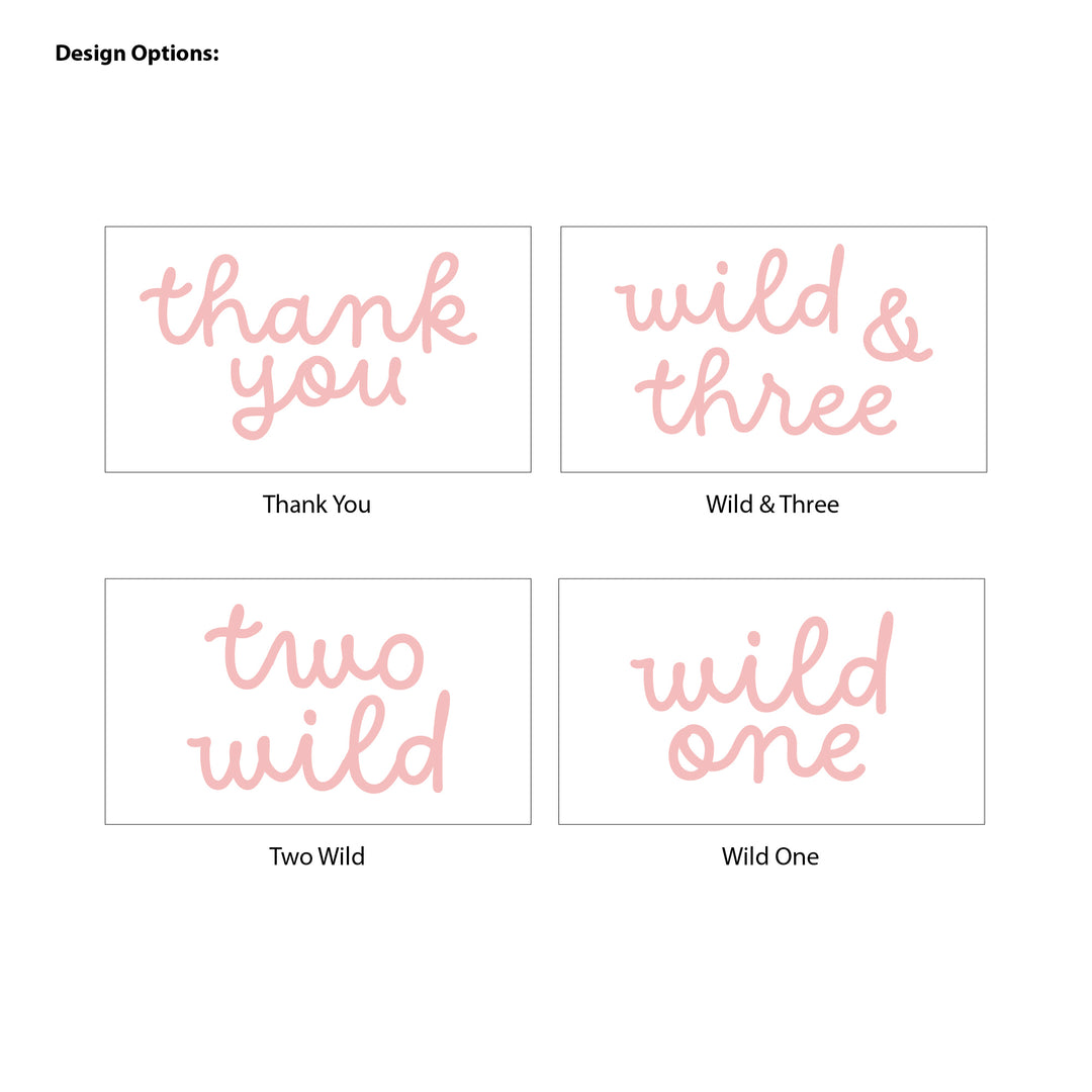 Little Wildflower Birthday, Wild One, Two Wild, Wild & Three, Life Saver Mints